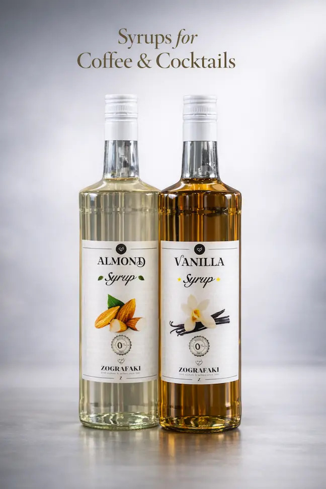 Σιρόπια για καφέ και κοκτέιλ